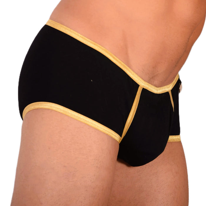 Sous-vêtement Modus Vivendi Boxer ARCHAIC Tissu Coton Fait Main Noir 05722 3