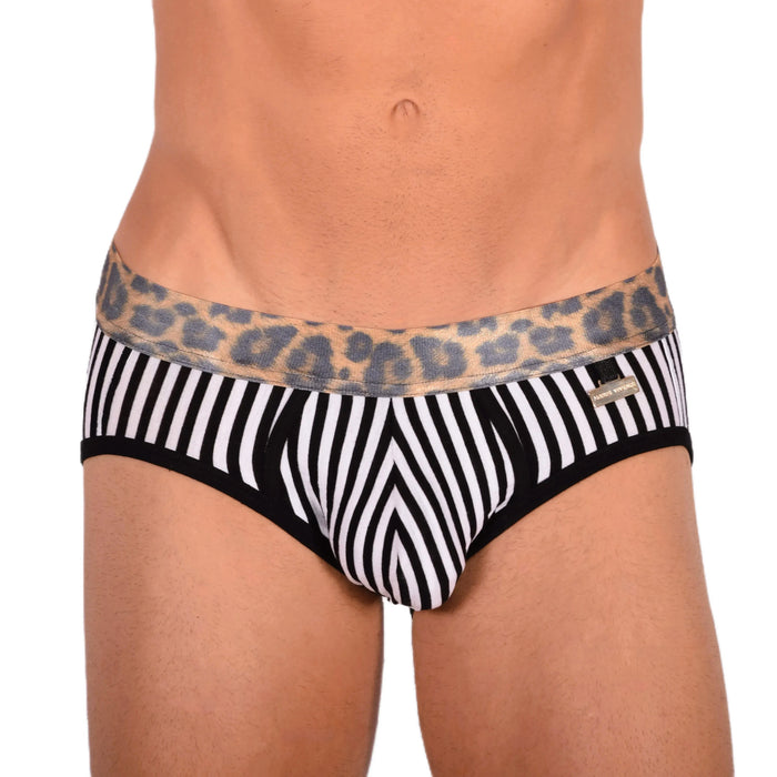 Boxer-Jock Modus Vivendi Combo Jockstrap Animal Bottomless Noir 06813 4