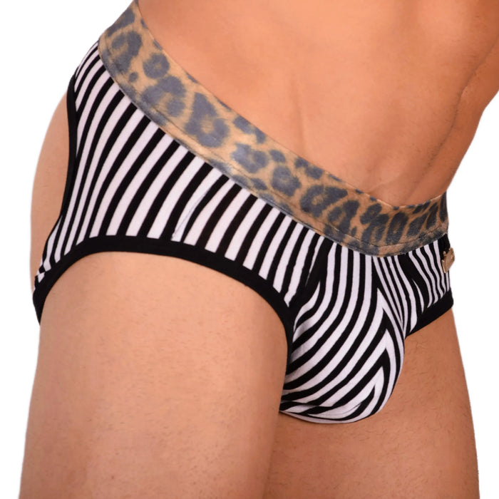 Boxer-Jock Modus Vivendi Combo Jockstrap Animal Bottomless Noir 06813 4