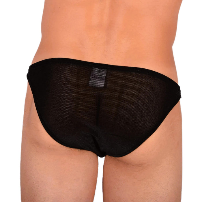 Modus Vivendi Slip Coupe Basse V.Fluid Slip Élégant Black Feel Velvet 10112 9