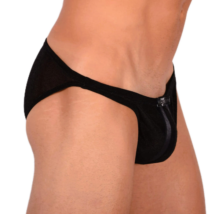 Modus Vivendi Slip Coupe Basse V.Fluid Slip Élégant Black Feel Velvet 10112 9