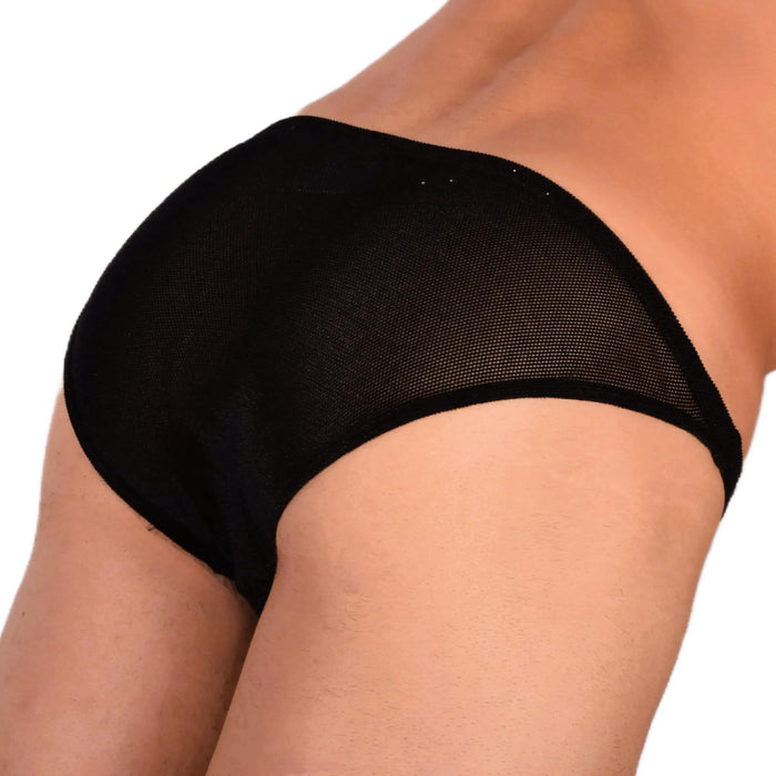 Modus Vivendi Slip Coupe Basse V.Fluid Slip Élégant Black Feel Velvet 10112 9