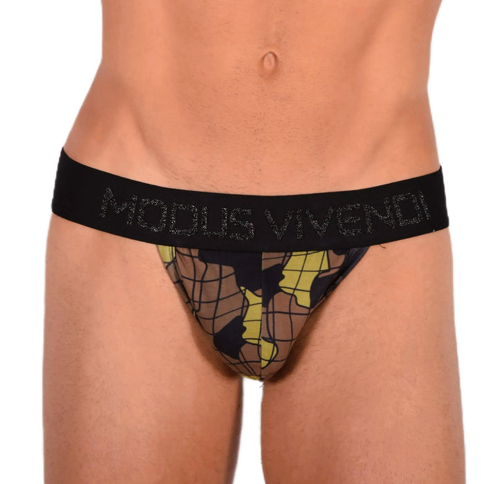 Modus Vivendi Tanga-Brief Camo Army Trapped Luxury Lurex Kaki 11012 8