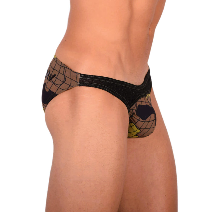 Modus Vivendi Slip Trapped Camo Low-Cut Slip kaki 11013 5