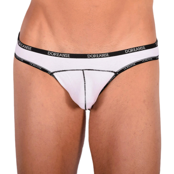 DOREANSE Slip de bikini Feel Naked pour homme Blanc 1215 19