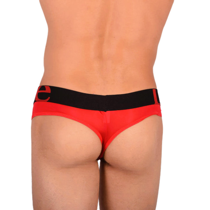 Doreanse Window Thong String taille basse doux et élégant Rouge 1224 18