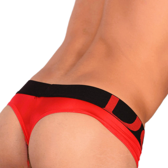 Doreanse Window Thong String taille basse doux et élégant Rouge 1224 18