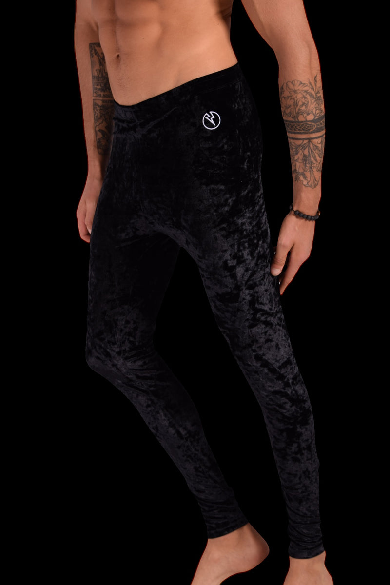 Legging homme SMU noir velouté XS/S 12571 MX8