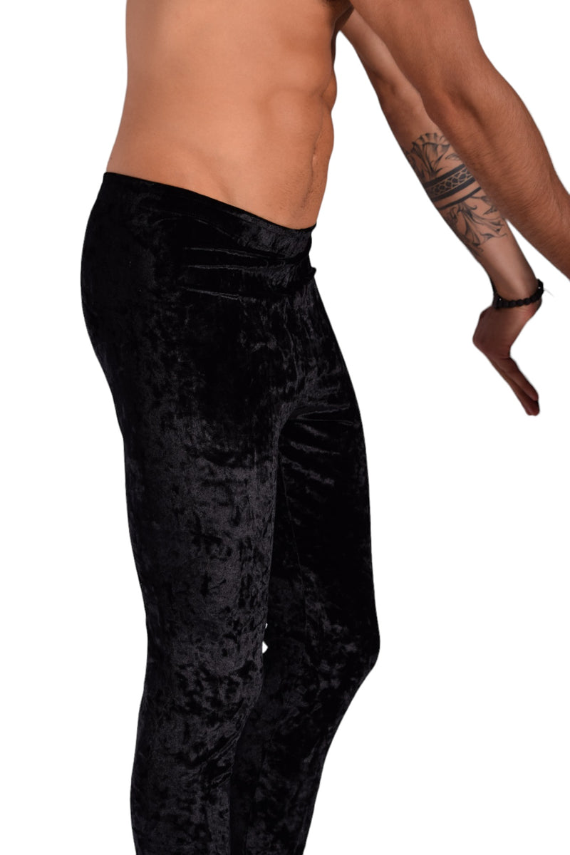 Legging homme SMU noir velouté XS/S 12571 MX8