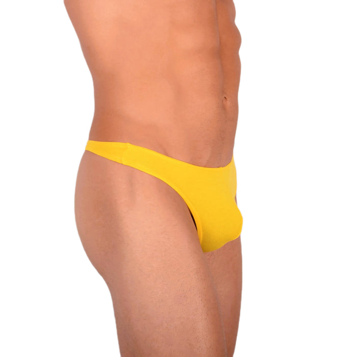 Doreanse Thongs Hang Loose Low-Rise Lean Cut Cotton Thong Yellow 1280 12