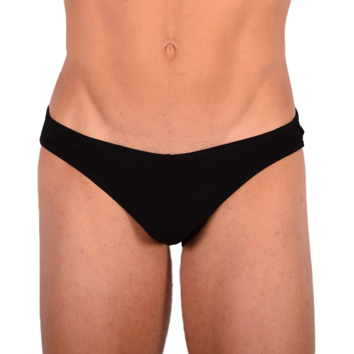 DOREANSE Hommes Micro Slips sexy mode Coton Modal Lycra Slip Noir 1281 13