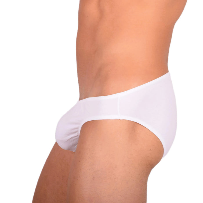 DOREANSE Micro Brief Basic Mens Slip Homme Sous-vêtements décontractés Blanc 1281 13