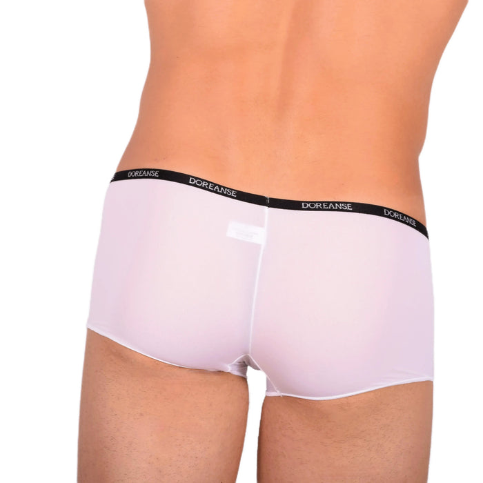 DOREANSE Aire Mini Trunk Super Low Rise Boxer Homme Blanc 1590 15