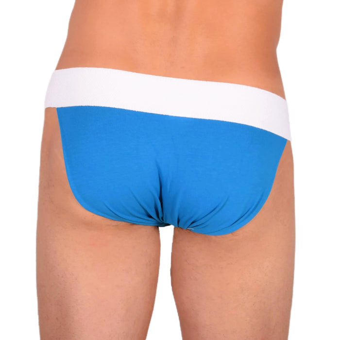 Modus Vivendi Brief Sumo Customizable Twist With Open Front Snap Turquoise 16512 29