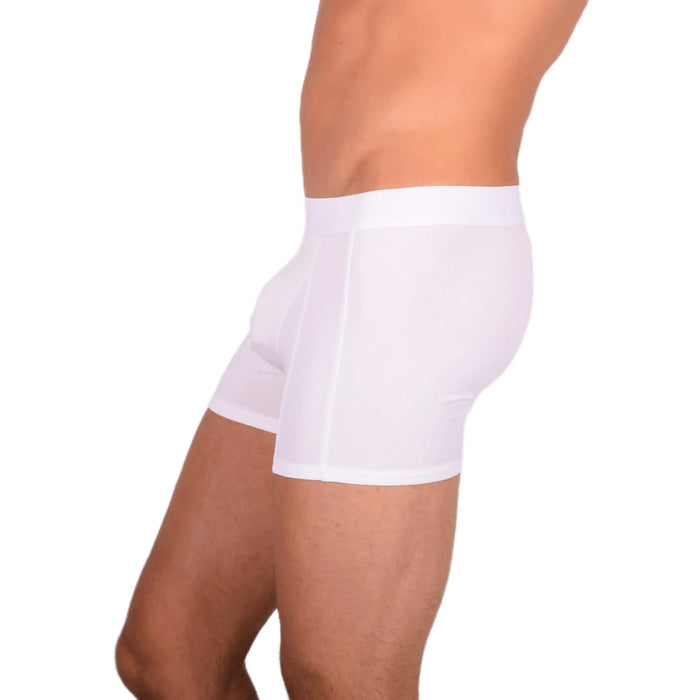 DOREANSE Boxer Boxer Casual Coton Modal Blanc 1755 10 