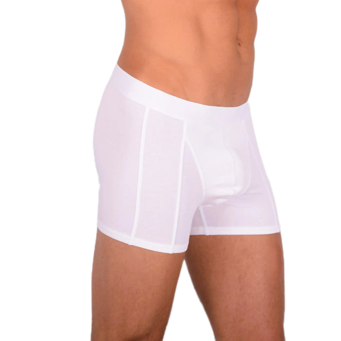 DOREANSE Boxer Boxer Casual Coton Modal Blanc 1755 10 