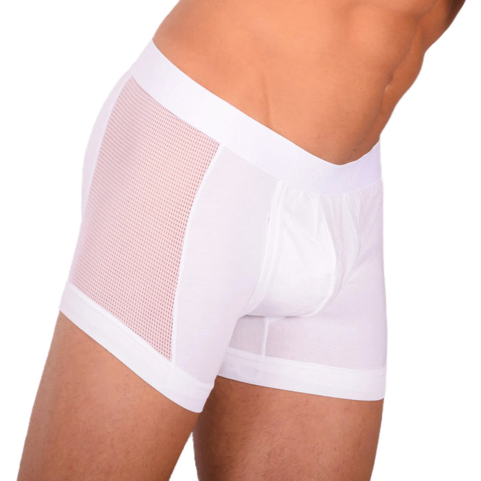 Doreanse Boxer Brief With Side Mesh Panel 1761 White 5