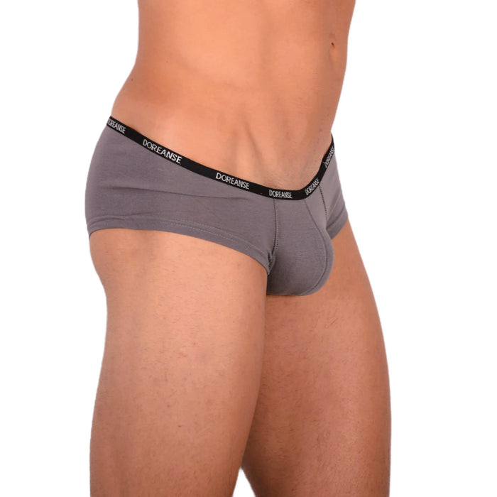 Boxer DOREANSE Hipster Mini Trunk Micro-Modal Gris 1781 7