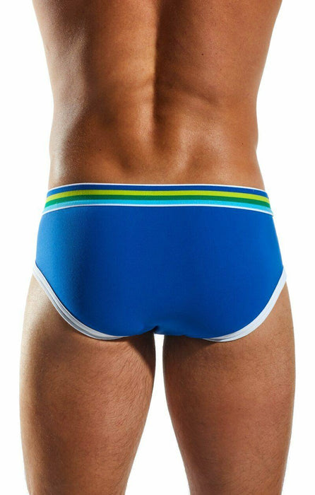 SMALL Cocksox Sports Brief Retro Style Performance Supplex Ace Blue CX76N 17