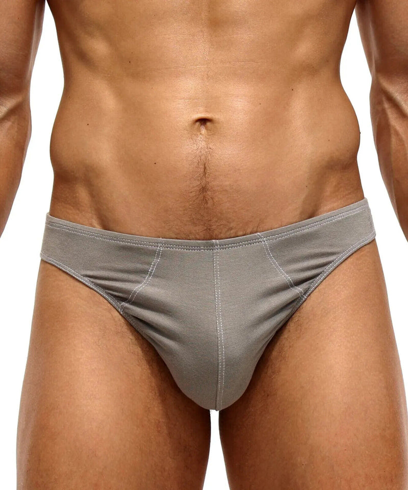 T-back GOGO string signature de RUFSKIN en rayonne extensible à double couche ciment 3
