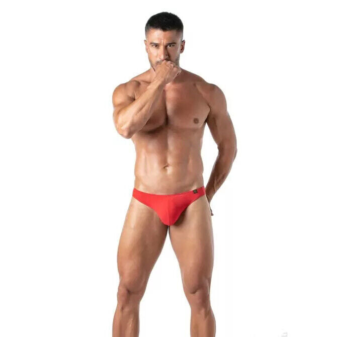 TOF PARIS Champion Tongs Bi-Stretch String Sans Doublure Rouge Coton String 78