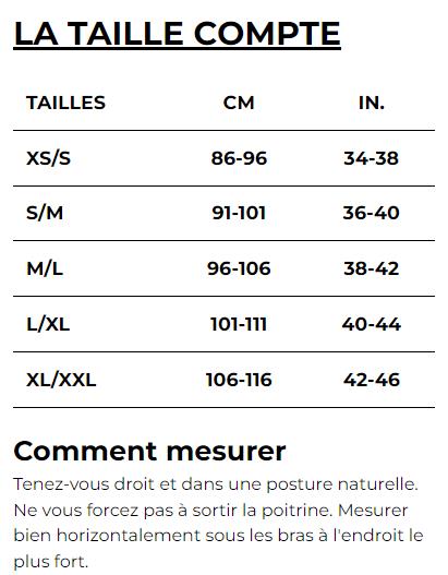 Harnais de poitrine élastique TOF PARIS X-Back avec anneaux latéraux Fierté Arc-en-ciel 80