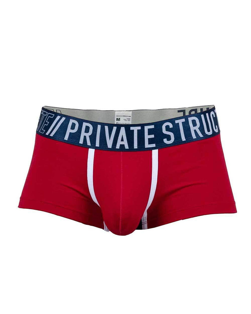 PRIVATE STRUCTURE Boxer long Trunk Athlete Rouge Falcon 4389 103
