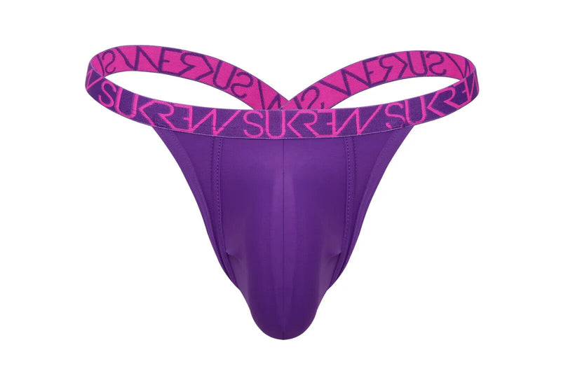 SUKREW Tongs Bubble Non doublées Extra extensibles Poche ronde à coque Violet Tyrian 37