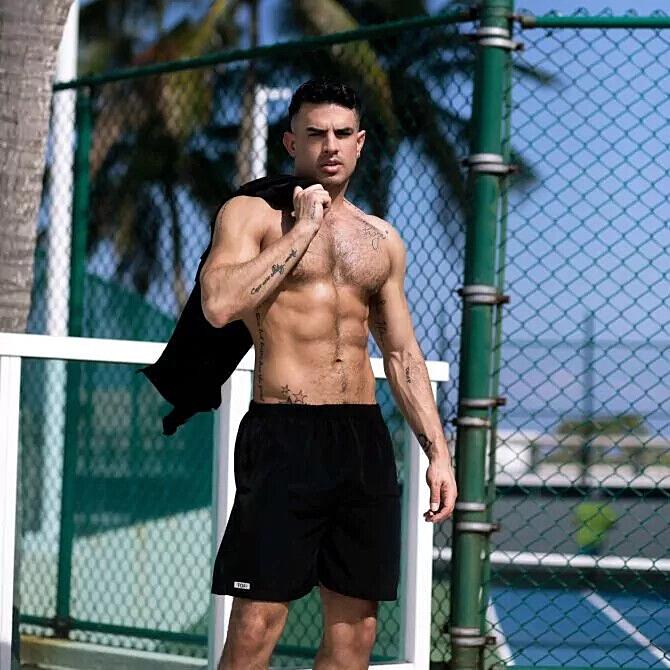 TOF PARIS Bermuda d'été longue évasée coupe short noir 50