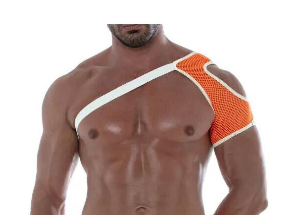 TOF PARIS Mesh Shoulder Harness Orange Neon Fluorescent 17