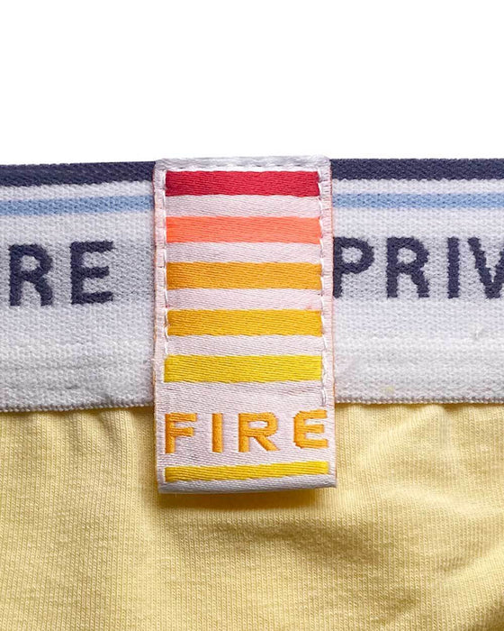 3pcs PRIVATE STRUCTURE Elements Mini Briefs Fire Yellow Orange Flame Red 4395