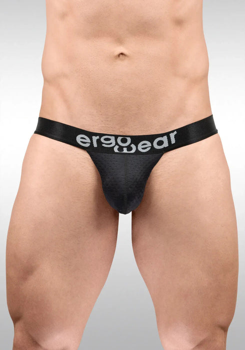 ErgoWear Bikini Brief MAX Flow 3D Pouch Micro-Perforated Briefs in Black 1688