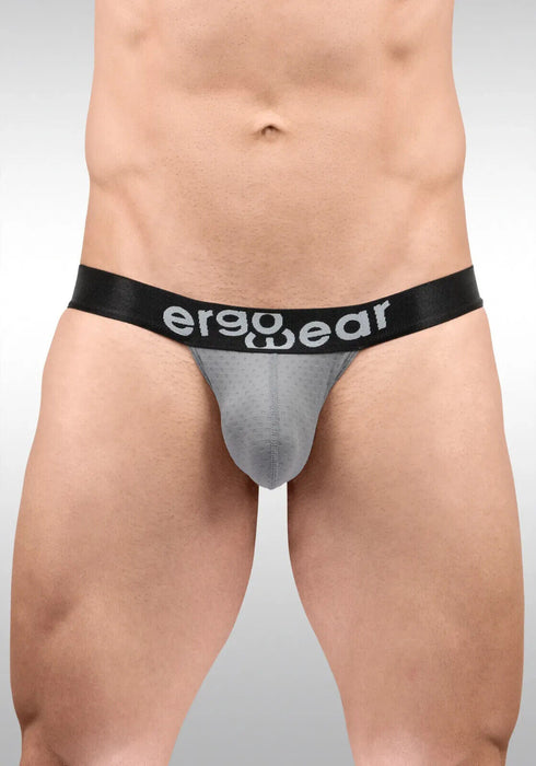 ErgoWear Jockstrap MAX Flow 3D Pouch Micro-Perforated Jock in Gray 1681