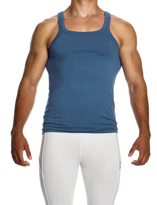 Modus Vivendi  Eco-Bamboo Tank top Tight Fit Sleeveless Indigo 13431 B84