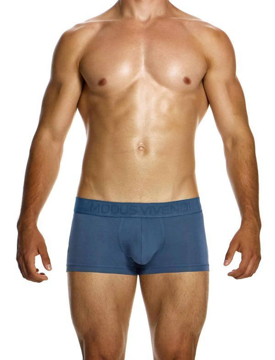 Modus Vivendi Eco Bamboo Boxer Trunk Regular Fit Jacquard Indigo 13422 48