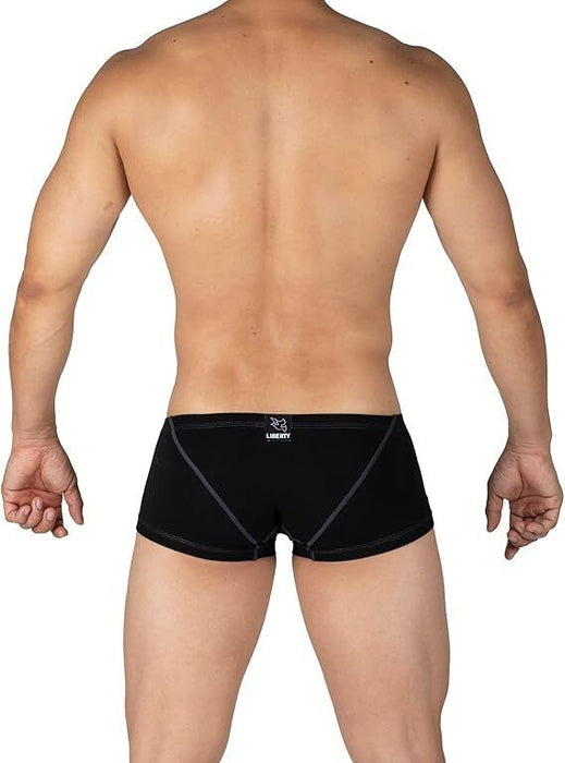 Duo Pack Two PRIVATE STRUCTURE Boxer Trunk Matt Black + Orange 4383 111