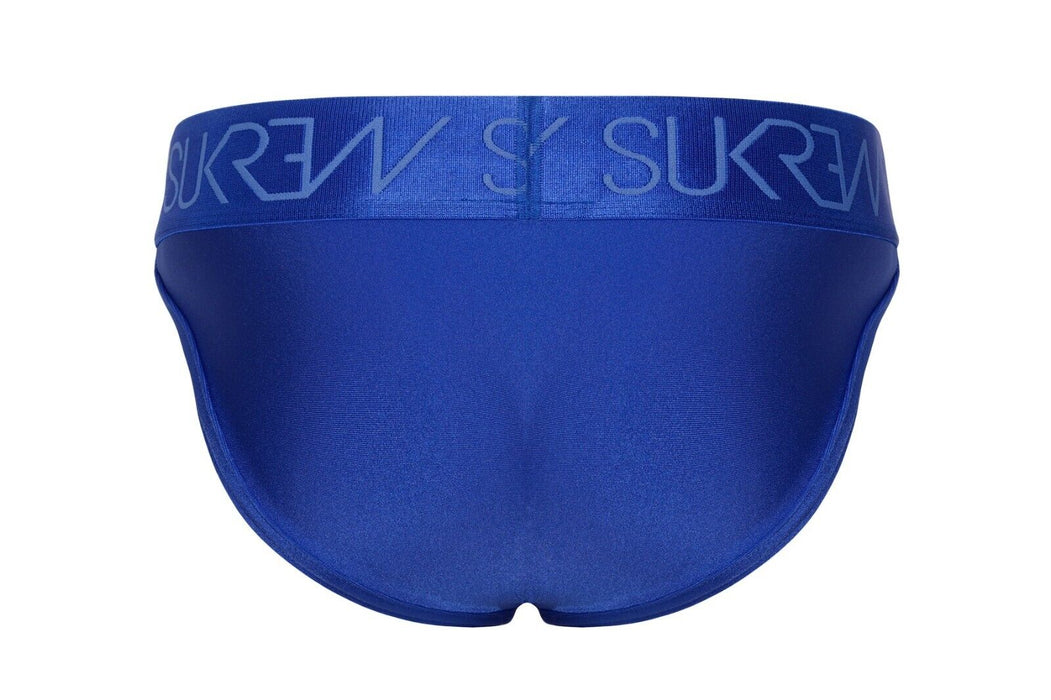 SUKREW Classic Brief Stretch Unlined Large Contoured Pouch Brief in Sapphire 39