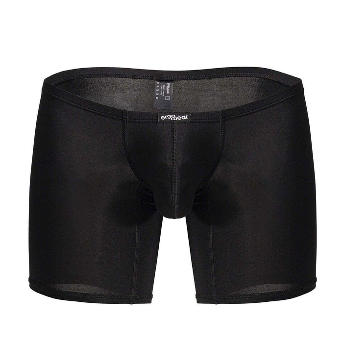 ErgoWear MidCut X4D Long Boxer Briefs 3D Seamed Pouch in Black 1702