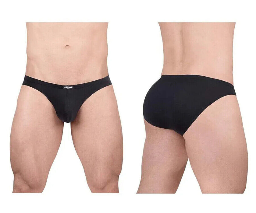 ErgoWear X4D Bikini Briefs Low-Rise Ergonomically Shaped Pouch in Black 1700