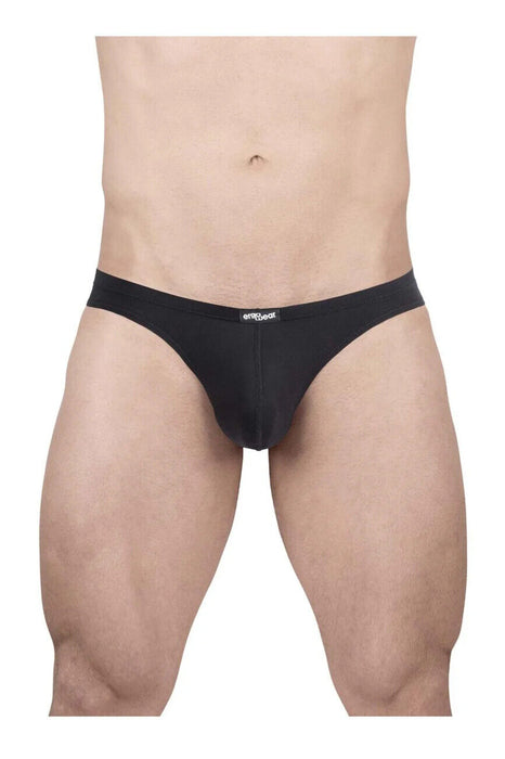 ErgoWear X4D Bikini Briefs Low-Rise Ergonomically Shaped Pouch in Black 1700