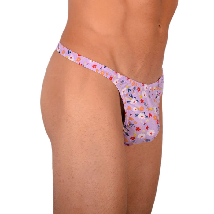 XS/S Smu Tanning Walking around Flowers Thong MX18 33967