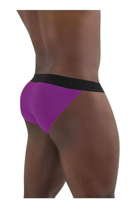 ErgoWear Bikini Brief MAX Mesh Pouch Low-Rise Briefs Purple 1396