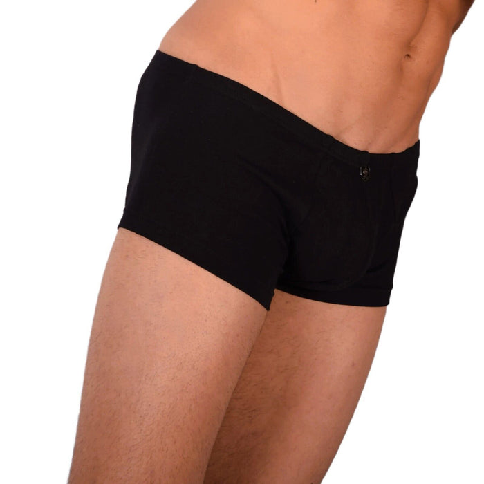 SMALL SMU Tanning Walking around sheer Black Boxer MX19 33977