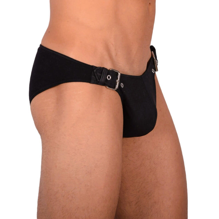 OS Smu Tanning Walking around sheer Black Brief  MX19 33979