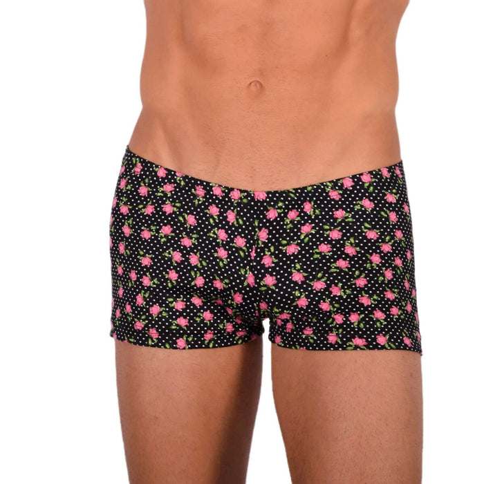 2XS/XS Smu Tanning Walking around sheer Floral Mini Boxer MX19 34026