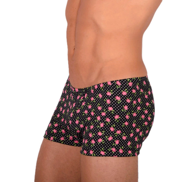 2XS/XS Smu Tanning Walking around sheer Floral Mini Boxer MX19 34026