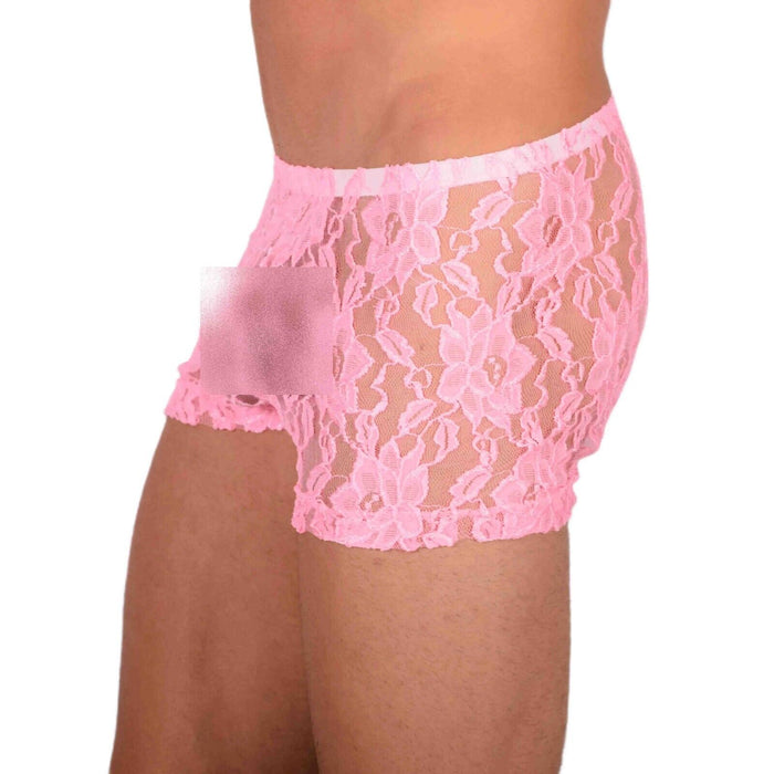 XS/S SMU Tanning Walking around C-Thru Pink Mini Boxer MX19 34034