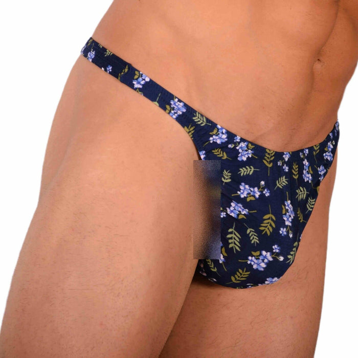 XS/S SMU Tanning Walking around Floral Thong MX19 34040