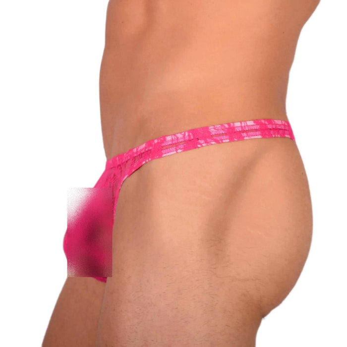 XS/S SMU Tanning Pink C-Thru Thongs MX19 34050