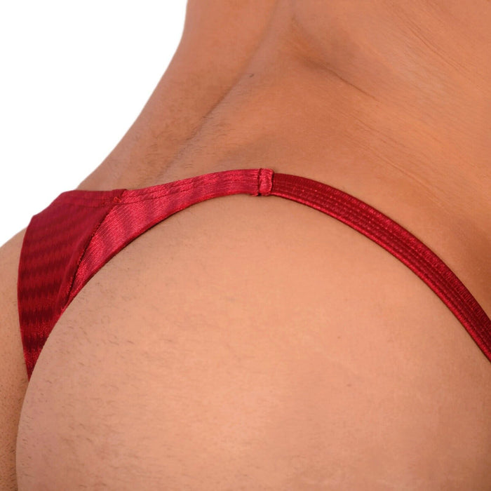 XS/S SMU Tanning Walking around Red Thong MX20 34055